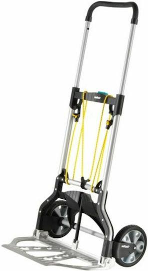 Wolfcraft Transport-Wagen TS850 Folding for Load Weight up to 100kg in Schwarz Color
