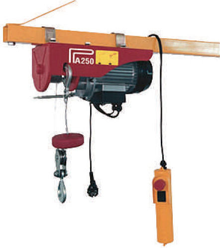 Nova Palan electric PA600A pentru o Încărcătură cu Greutate de până la 300kg în Culorea Roșu