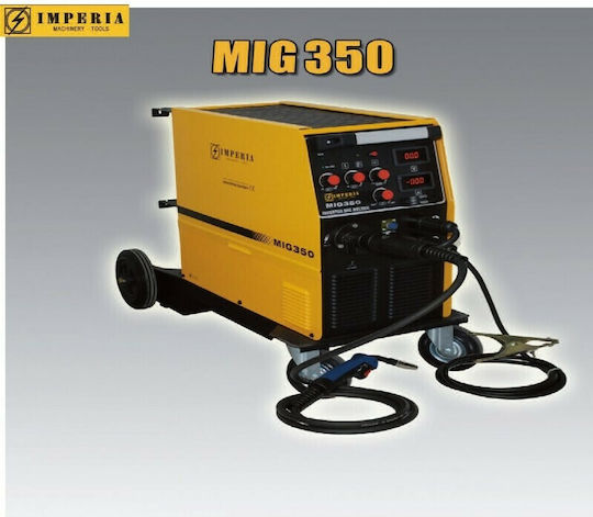 Imperia MIG 350 Електрожен Inverter MIG / ММА / FCAW с Максимален Ток на Заваряване 350Спецификация и Работен Цикъл 40%
