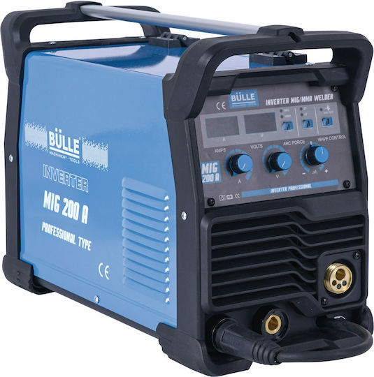 Bulle Електрожен Inverter MIG / ММА / FCAW с Максимален Ток на Заваряване 200Спецификация и Работен Цикъл 35%