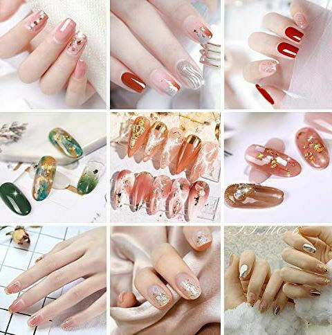 Aluminum sheets Foil for Nails in Gold Color