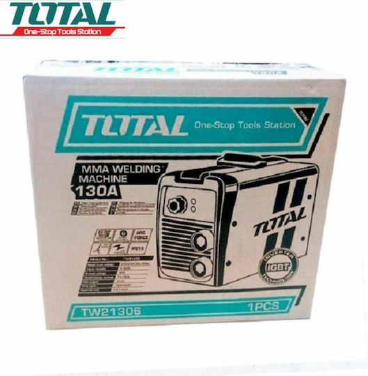 Total TW21306 Ηλεκτροκόλληση Inverter MMA με Μέγιστο Ρεύμα Συγκόλλησης 130A και Κύκλο Εργασίας 40%