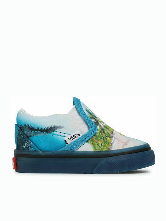 Classic Slip On Παιδικά Sneakers Slip-on Γαλάζια
