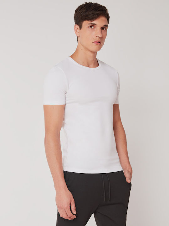 Gisela Eko Thermal White men's isothermal jersey with short sleeve. (Code: 1/0151)