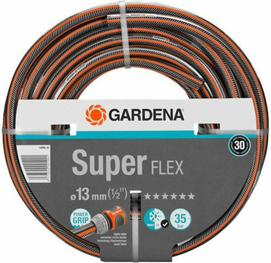 Gardena Superflex Premium Garden Hose Pipe Set 1/2 50m