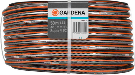 Gardena Superflex Premium Garden Hose Pipe Set 1/2 50m