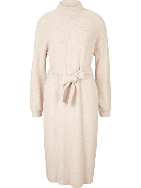 Midi Dress Beige