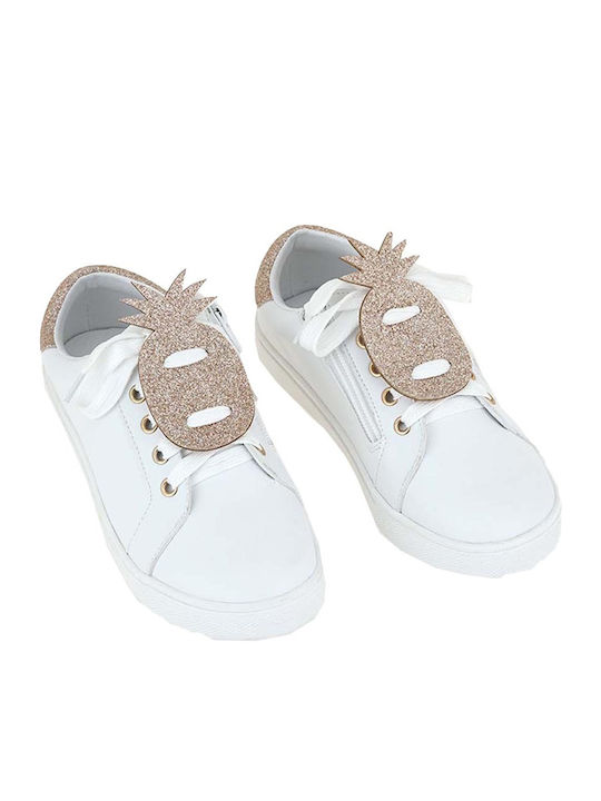 Glitter Extra Light Kinder Sneakers Weiß