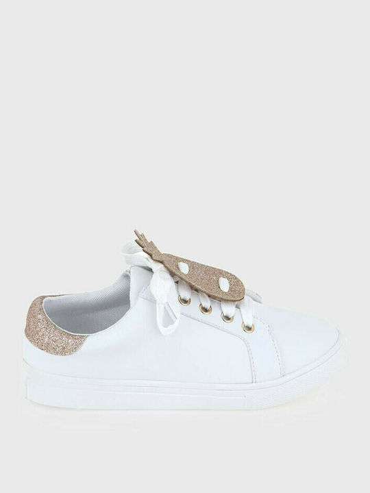 Glitter Extra Light Kinder Sneakers Weiß