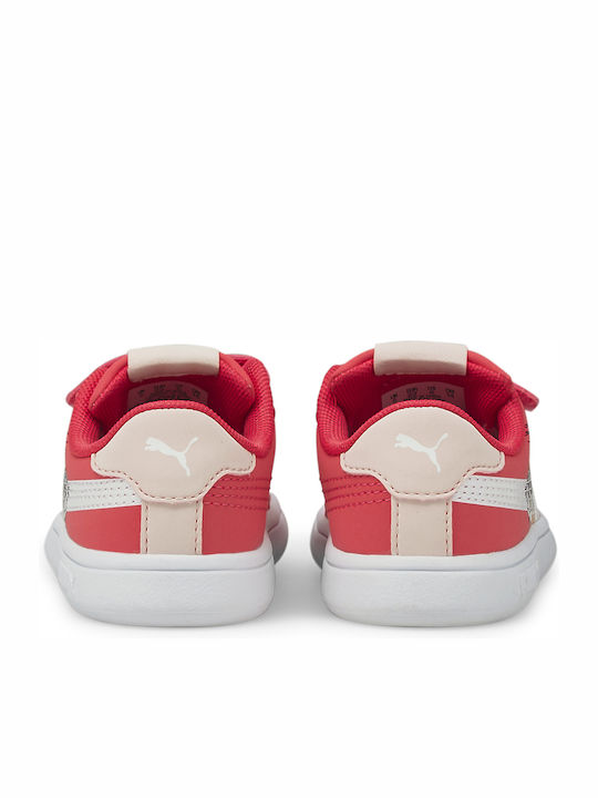 Smash V2 Παιδικά Sneakers με Σκρατς Ροζ