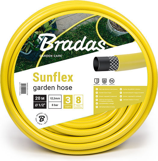 Bradas Hose Watering Sunflex 1/2" 50m