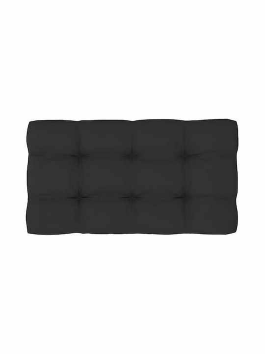 Zweisitziges Sofa Außenbereich aus Paletten mit Kissen 110x65.5x55cm