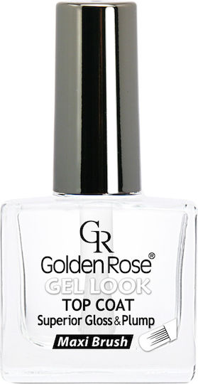 Golden Rose Maxi Brush Top Coat for Regular Nail Polish 10.5ml
