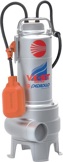Pedrollo VXm 15/35-ST Single-phase Pump Waste Water / Sewage 1.5hp 48SGV96C0A1U