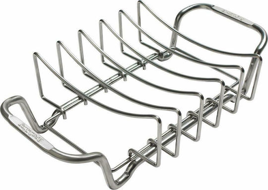 Broil King Rib & Roast Rack Ανοξείδωτη Σχάρα Ψησίματος με Πόδια 21.8x21.8εκ. Rib & Roast Rack