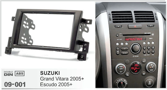 DIN Fascia Panels 2 Din for Suzuki Grand Vitara 2005 2015