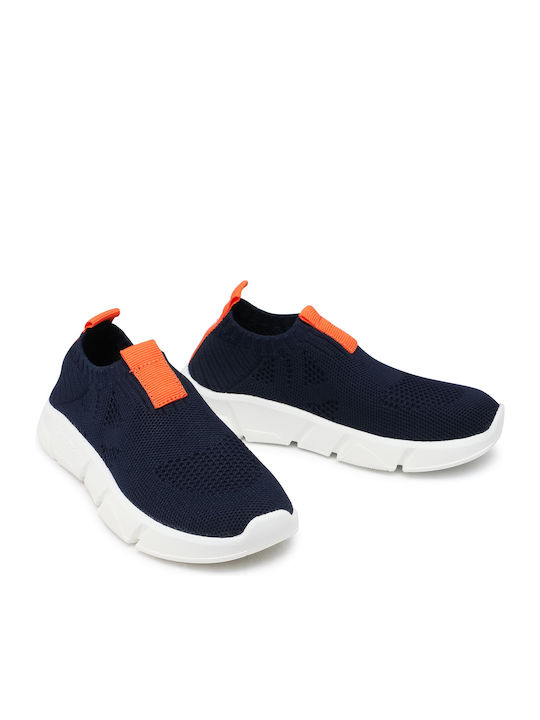 J Aril B. A Kinder Sneakers Anatomisch Slip-on Marineblau