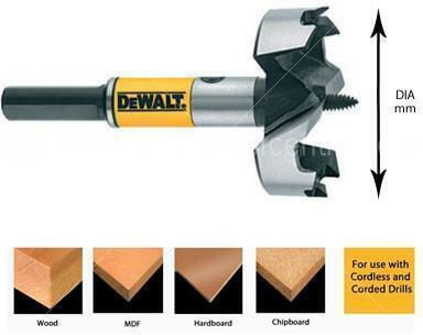 Dewalt Τρυπάνι Μεντεσέ για Ξύλο \ Γυψοσανίδα 35mm