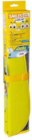Lampa Premium Smile Ηλιοπροστασία Παρμπρίζ Αυτοκινήτου Εσωτερική 147x68εκ.
