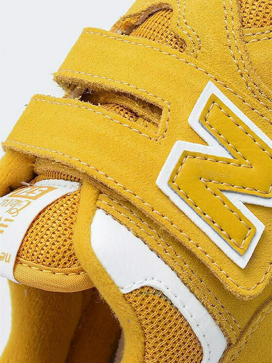 574 Classic Παιδικά Sneakers με Σκρατς Κίτρινα