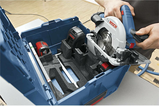 Bosch GKS 18 V-57 G Δισκοπρίονο 18V Solo με Σύστημα Αναρρόφησης