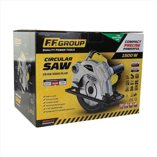 F.F. Group CS 85/2000 Plus Circular Saw 2000W with Dust Extraction System