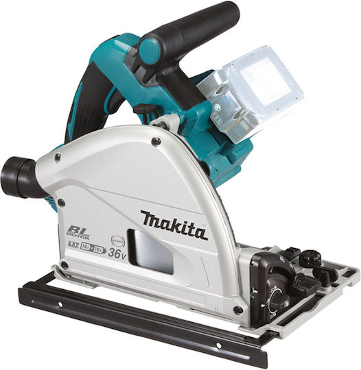 Makita DSP600ZJ Βυθιζόμενο Δισκοπρίονο Brushless 18V Solo με Ρύθμιση Ταχύτητας και με Σύστημα Αναρρόφησης