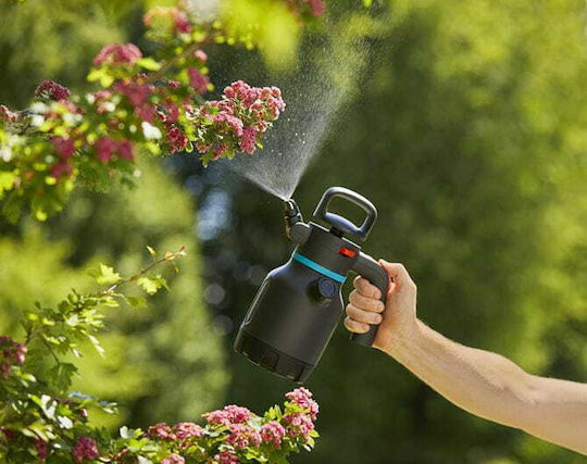 Gardena Comfort Pressure Sprayer with Capacity 1.25lt 3bar in Black color