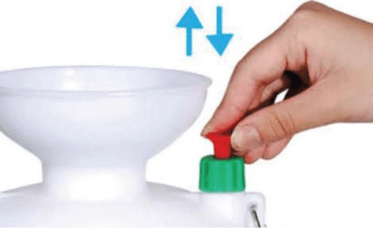 Grasher Pressure Sprayer with Capacity 5lt 2.5bar in White color