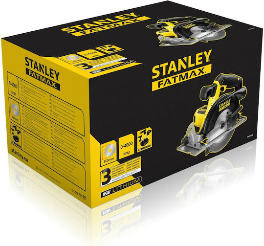 Stanley Δισκοπρίονο 18V Solo με Σύστημα Αναρρόφησης