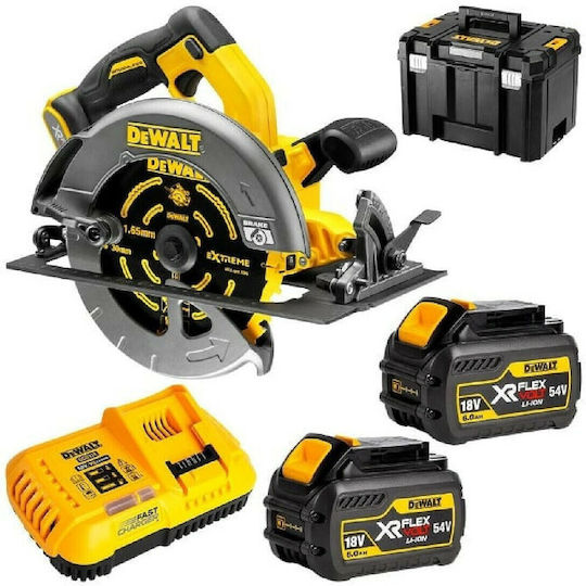 Dewalt Δισκοπρίονο 54V 2x6Ah με Σύστημα Αναρρόφησης