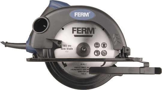 Ferm Δισκοπρίονο 1200W με Σύστημα Αναρρόφησης