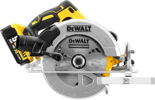DEWALT DCS570P2 Circular Saw Brushless 18V 2x5Ah with Dust Extraction System