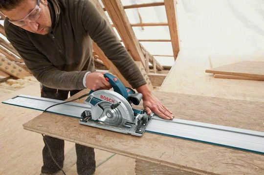 Bosch GKS 65 GCE Δισκοπρίονο 1800W με Ρύθμιση Ταχύτητας και με Σύστημα Αναρρόφησης