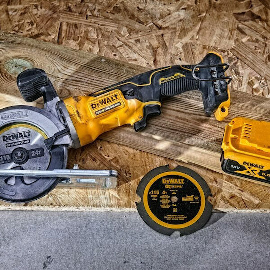 DEWALT DCS571P2 Circular Saw Brushless 18V 2x5Ah With Dust Suction System