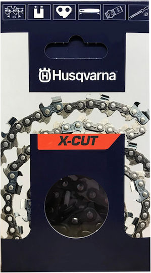 Husqvarna X-CUT Chainsaw Chain with Pitch .325", Gauge .050"-1.3mm & Number of Guides 72E
