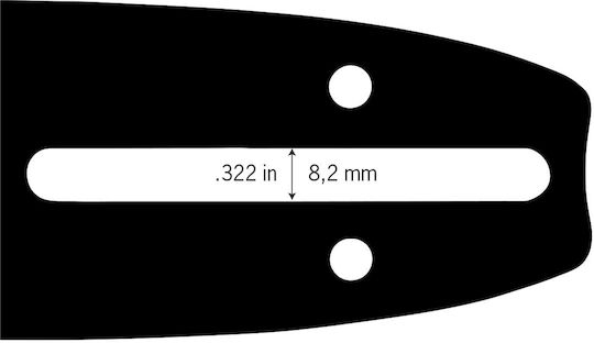 Oregon Chainsaw Blade Chainsaw Blade 30cm for Chain with Pitch 3/8"LP, Guide Bar Thickness .050"-1.3mm & Number of Drivers 45E 120SDEA041