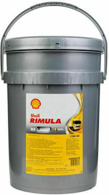 Shell Λάδι Αυτοκινήτου Rimula R4 X 15W-40 20lt