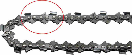 Visco Parts 350-60ΜΣ Αλυσίδα Αλυσοπρίονου με Βήμα 3/8", Πάχος Οδηγών .050"-1.3mm & Αριθμό Οδηγών 60Ε