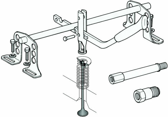 Force Set Extractoare pentru Arcuri Supape