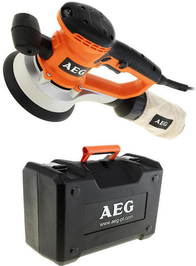 AEG Tools EX 150 ES Έκκεντρο Τριβείο Χούφτας 150mm Ρεύματος 440W με Ρύθμιση Ταχύτητας και με Σύστημα Αναρρόφησης
