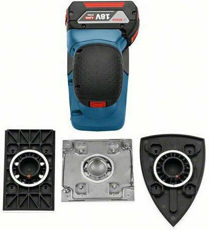 Bosch GSS 18V-10 Professional Παλμικό Τριβείο 18V Solo με Ρύθμιση Ταχύτητας και με Σύστημα Αναρρόφησης