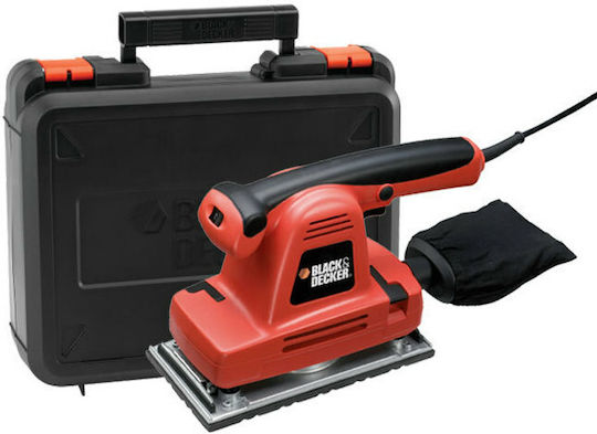 Black & Decker Παλμικό Τριβείο 310W με Ρύθμιση Ταχύτητας και με Σύστημα Αναρρόφησης