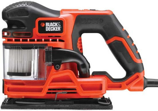 Black & Decker Schwingschleifer mit Geschwindigkeitsregelung und mit Absaugsystem