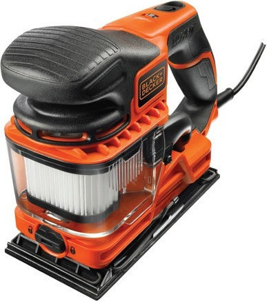 Black & Decker Schwingschleifer mit Geschwindigkeitsregelung und mit Absaugsystem