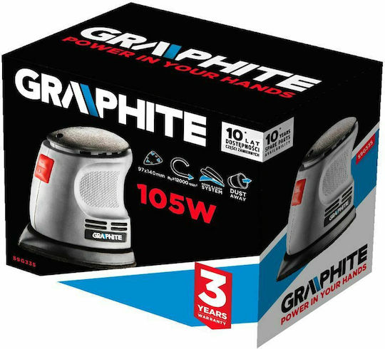 Graphite Τριβείο Δέλτα 105W με Σύστημα Αναρρόφησης