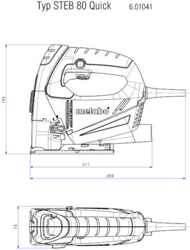 Metabo STEB 80 Quick Jigsaw