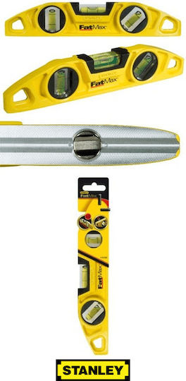 Stanley Torpedo Spirit Level Aluminum Magnetic 22cm with 3 Eyes