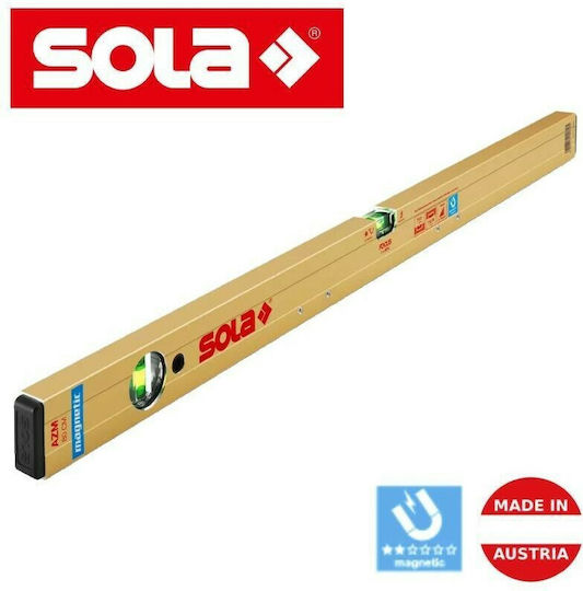 Sola AZM Αλφάδι Αλουμινίου Μαγνητικό 40εκ. με 2 Μάτια