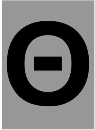 Ergo "Α" Placă cu Literă în Negru Culoare 3cm 572410.0009